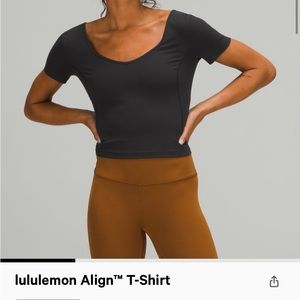 lululemon align top size 4 black